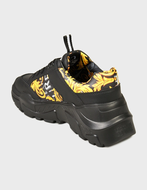 мужские черные Кроссовки Versace Jeans Couture 74YA3SC2-ZP252_black - фото-2