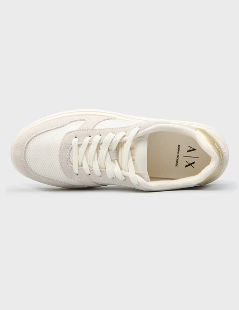 бежевые женские Кеды Armani Exchange XW002783AF25162-MZ128 10459 грн