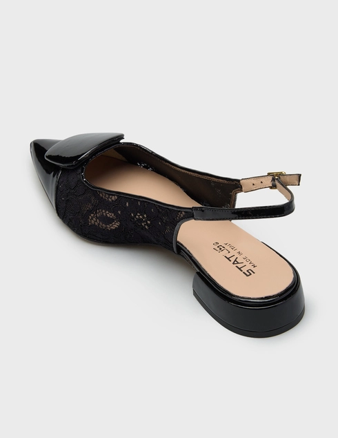 женские черные Босоножки Status AGR-X1418blk_black - фото-2