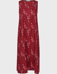 Ночнушка Nora Rose 1335-Burgundy-Floral-Print-bordo_132483 (Бордовый) в