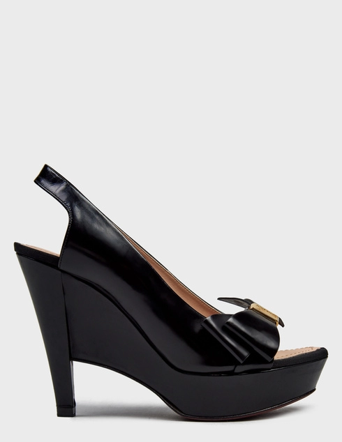 женские черные лакированные Босоножки Nina Ricci NR20074-00159-999_black - фото-5