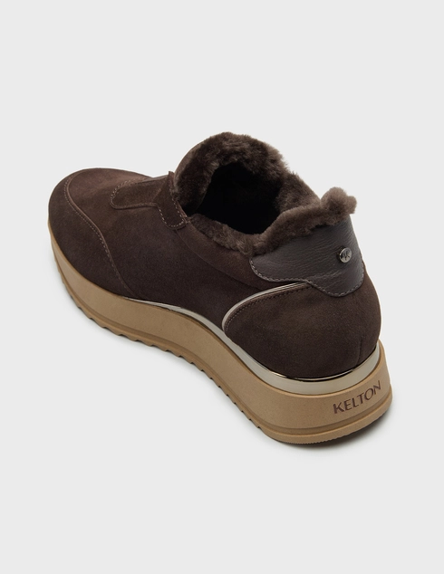 женские коричневые Кроссовки Kelton AD0111_brown - фото-2