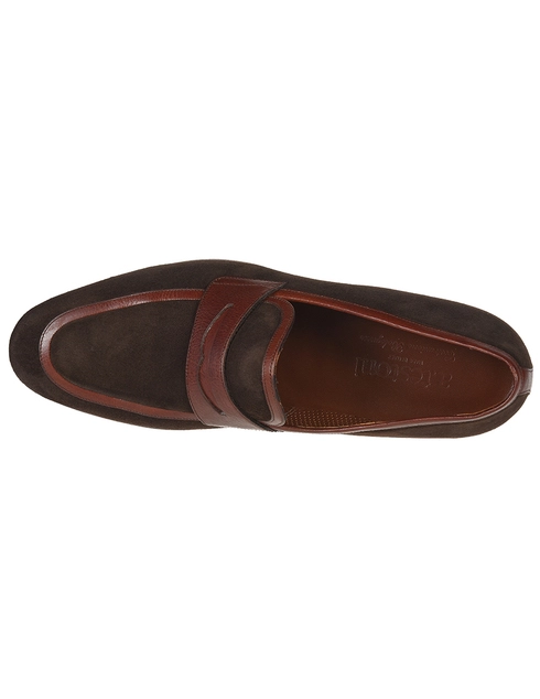 коричневые мужские Лоферы A.Testoni 47554-brown 13368 грн