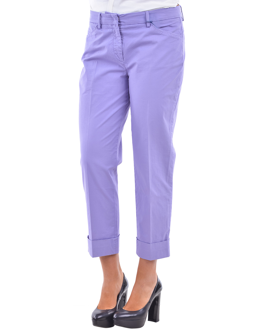Фиолетовые брюки женские