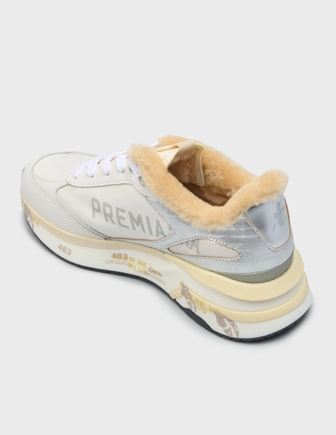 женские белые Кроссовки Premiata MOERUND_7798M - фото-2