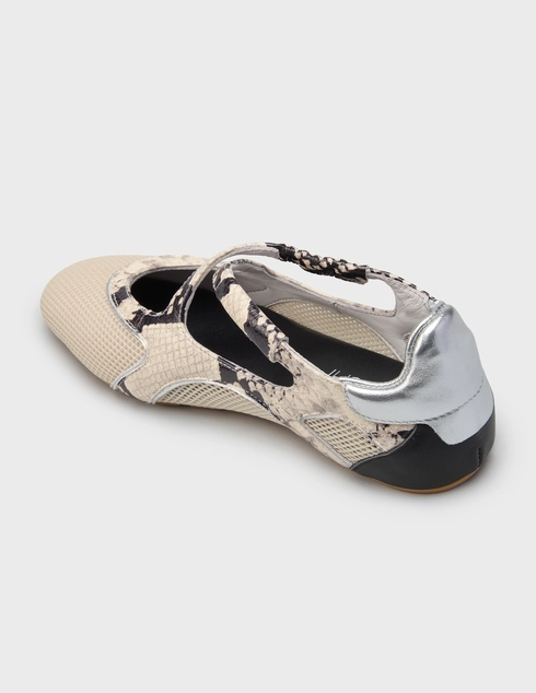 женские бежевые Балетки Elena Iachi E4397_beige - фото-2