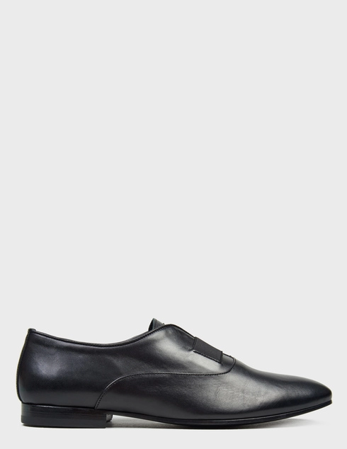мужские черные кожаные Туфли Alessandro Dell'Acqua 8958_black - фото-5