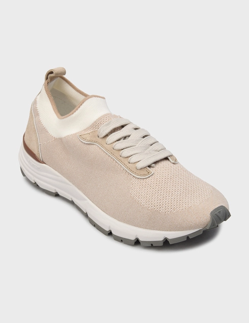 бежевые Кроссовки Peserico 79058--beige