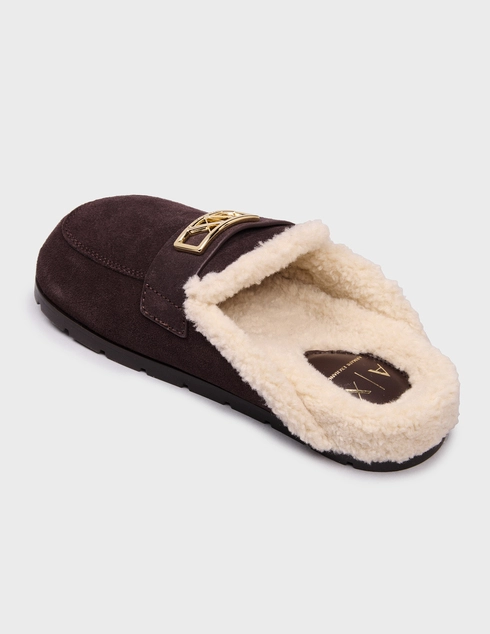 женские коричневые Угги Armani Exchange XW003096-AF27450-M6444_brown - фото-2