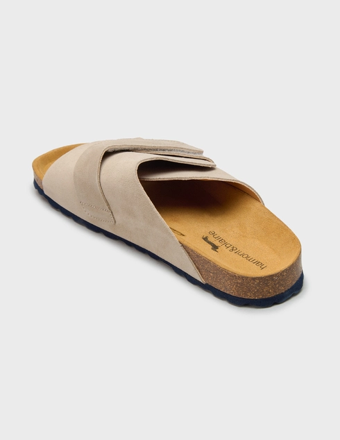 мужские бежевые Шлепанцы Harmont&Blaine EFM261-210-1A0-15_beige - фото-2