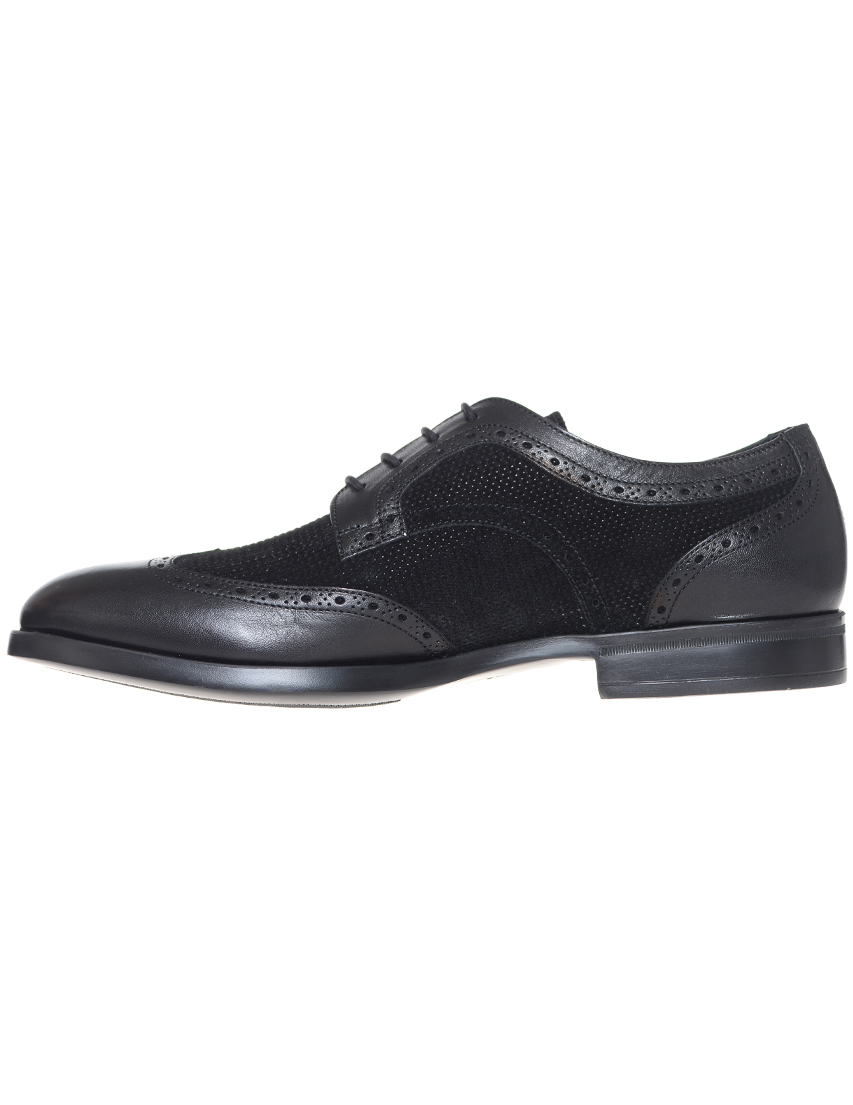 мужские черные Броги Aldo Brue AB408DP-NT7 - фото-2