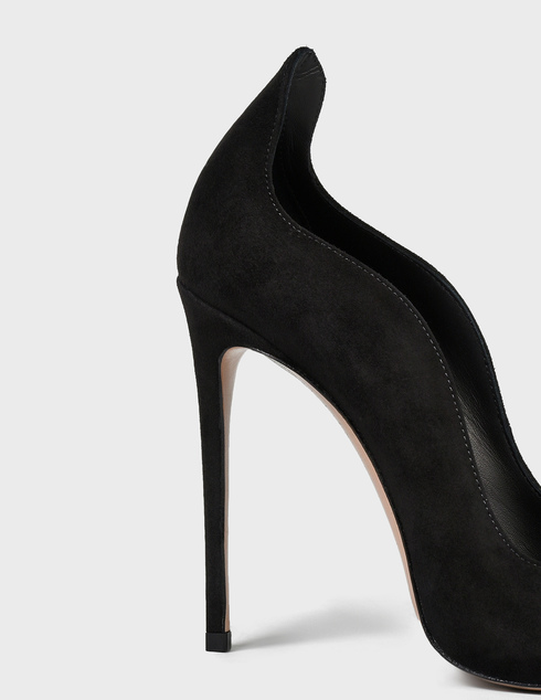 женские черные замшевые Туфли Le Silla AGR-583_black - фото-5