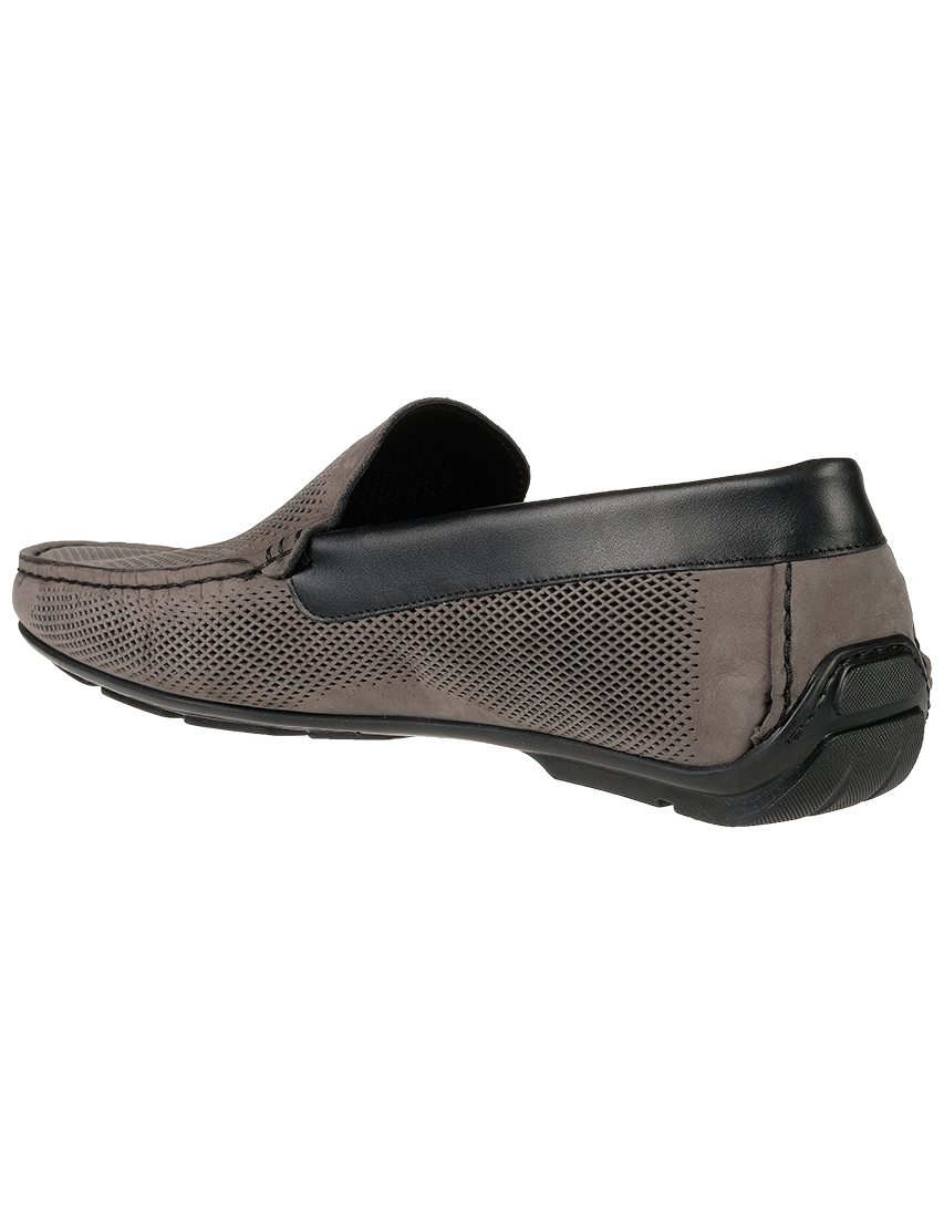мужские серые Мокасины Lab Milano 25379_gray - фото-2