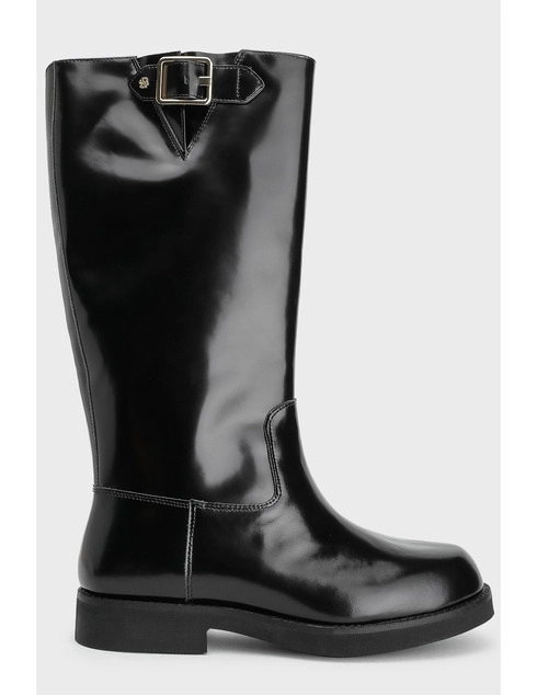 женские черные лакированные Сапоги Boss HUGO_BOSS_10570 - фото-5