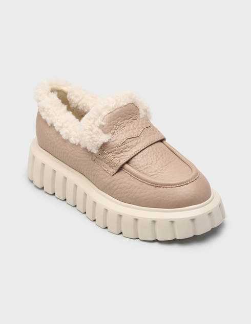 бежевые Лоферы Voile Blanche 9533-01_beige