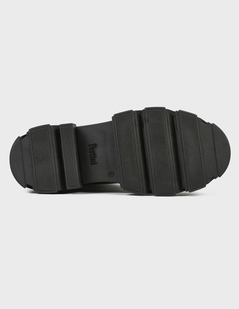 женские черные кожаные Ботинки Pertini 212W31275D1 - фото-5