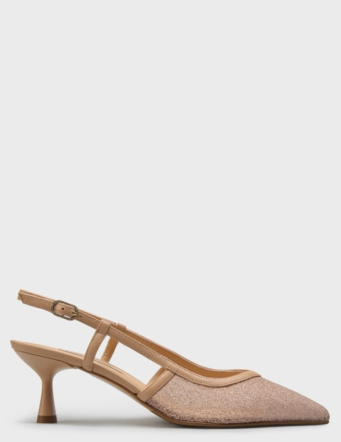 женские розовые текстильные Босоножки Marino Fabiani 8222_pink - фото-5