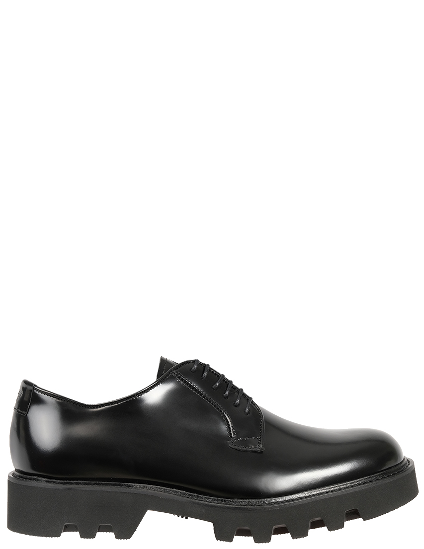 мужские черные Дерби Emporio Armani X4C437XF057-000002 - фото-2