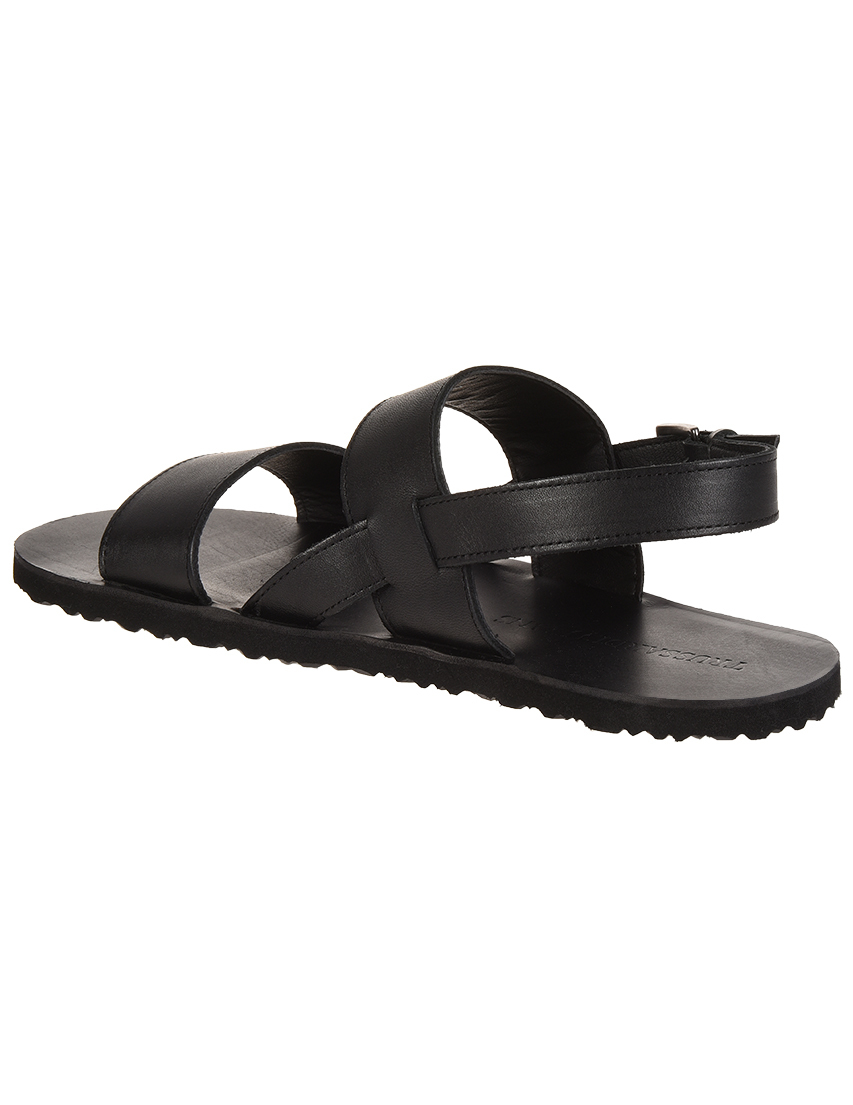 мужские черные Сандалии Trussardi AGR-77A001579Y099999-K299 - фото-2