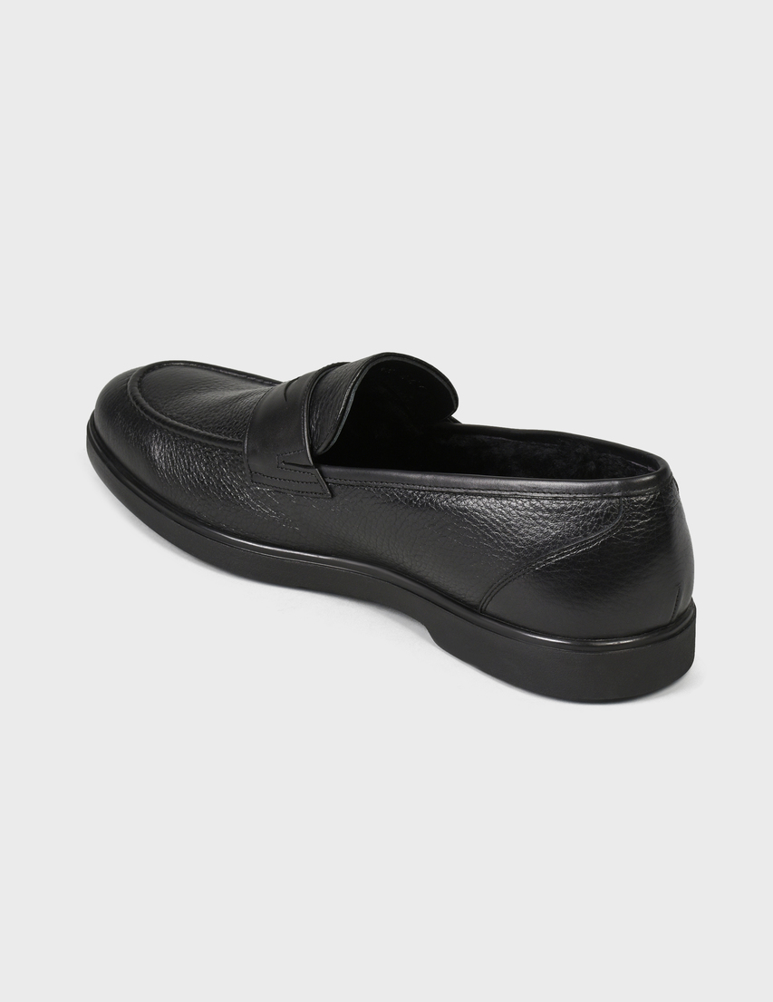 мужские черные Лоферы Roberto Serpentini RSHO2900MON-black - фото-2