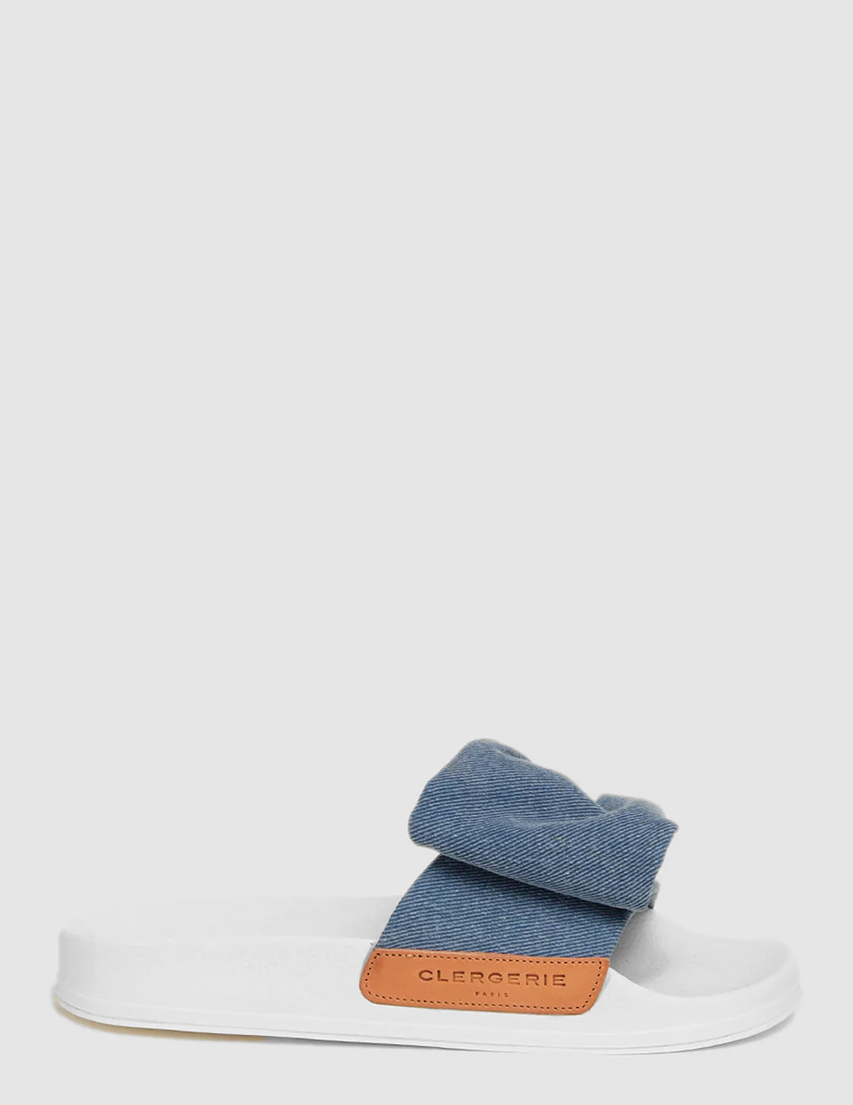 голубые женские Шлепанцы Clergerie WENDYD-blue 14210 грн
