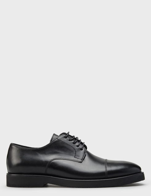 мужские черные кожаные Дерби Giulio Moretti 9751_black - фото-5