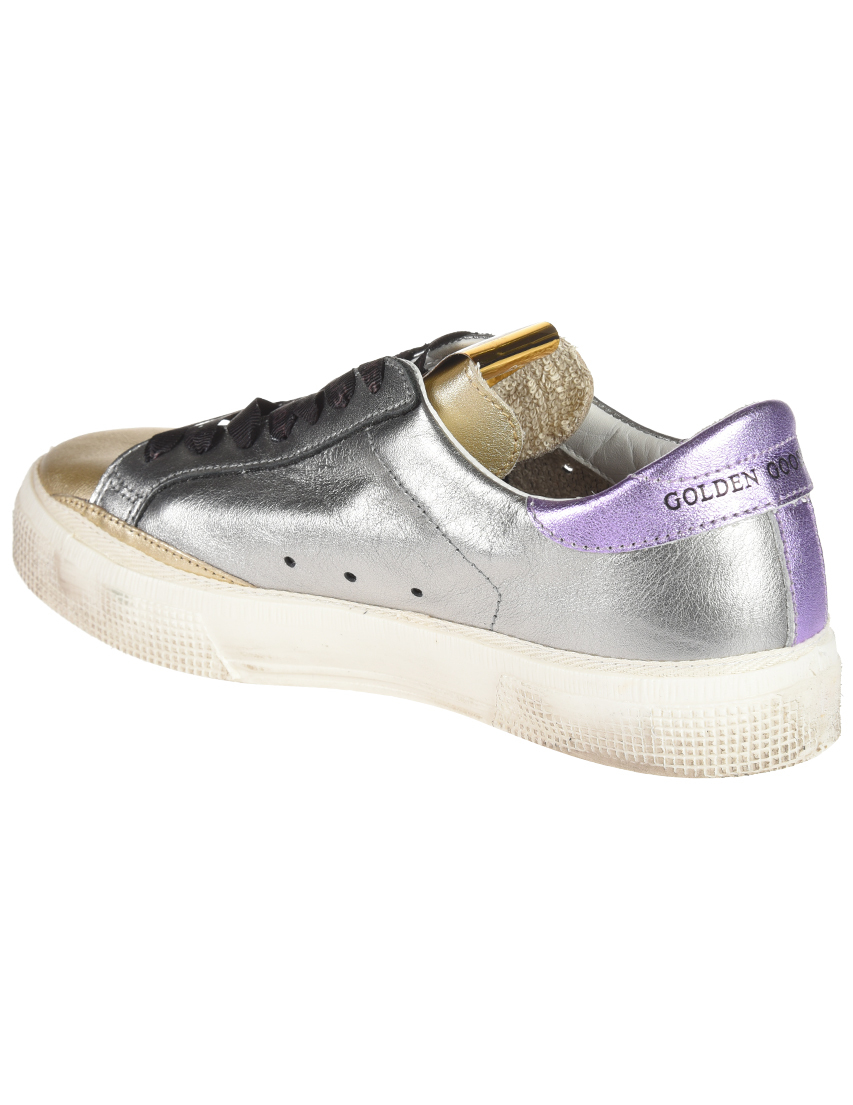 женские многоцветные Кеды Golden Goose Deluxe Brand G34WS127-L2_multi - фото-2