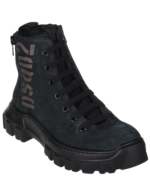 серые Ботинки Dsquared2 62440-NB-grafit_gray