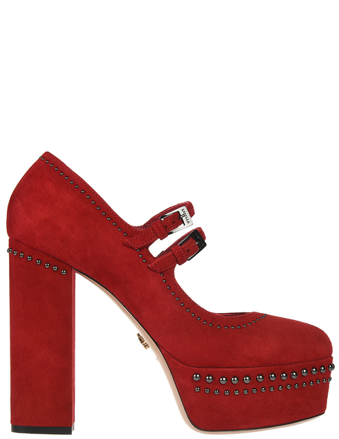 женские красные замшевые Туфли Le Silla 92110_red - фото-5