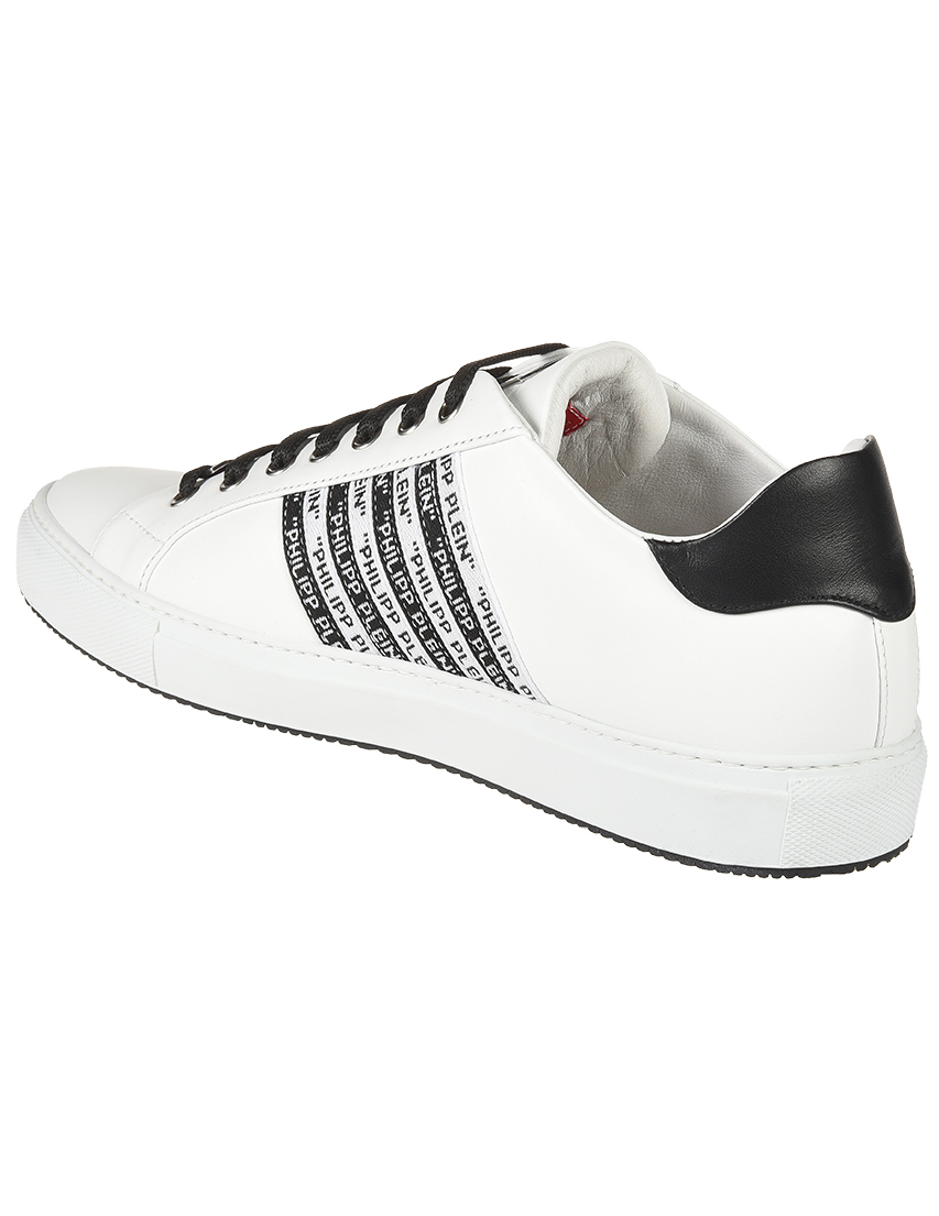 мужские белые Кеды Philipp Plein 2078_white - фото-2