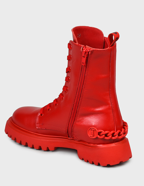 женские красные Ботинки John Galliano 12137-red - фото-2