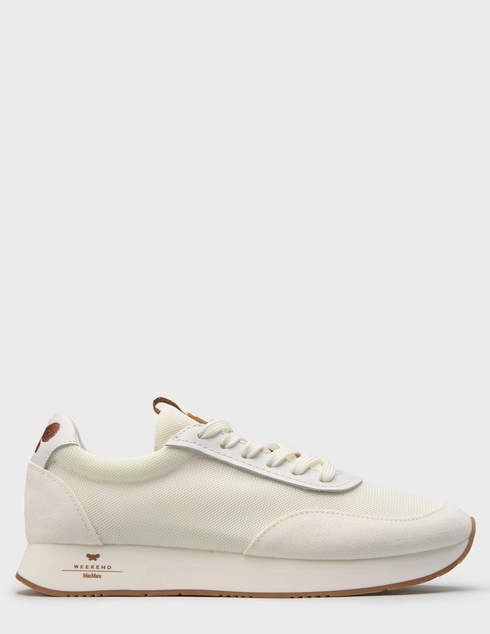 женские белые текстильные Кроссовки Weekend Max Mara AGR-RARO_white - фото-5