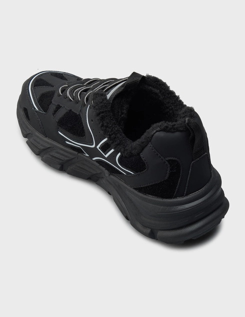 мужские черные Кроссовки Iceberg 1706-K-R-3_black - фото-2