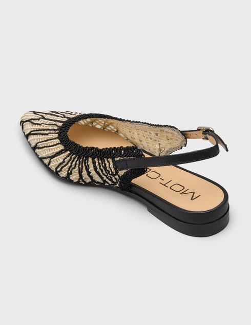 женские бежевые Босоножки Mot-Cle 3168_black - фото-2