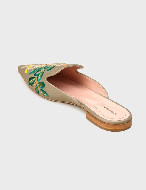 женские зеленые Мюли Alberta Ferretti F-А6607820483monkeu-green - фото-2
