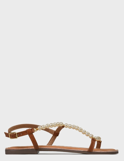 женские коричневые кожаные Сандалии Gioseppo 65973-P-cuero-brown - фото-5