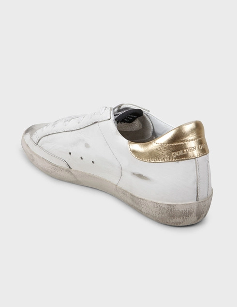 женские белые Кеды Golden Goose Deluxe Brand 4448-white - фото-2
