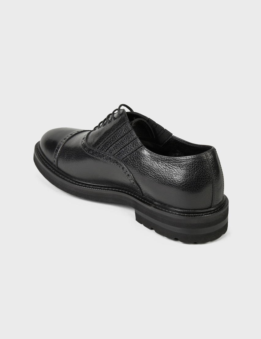 мужские черные Оксфорды Henderson Baracco AGR-HND-FW21-22-81318-M-0-IDALGO-NERO-black - фото-2