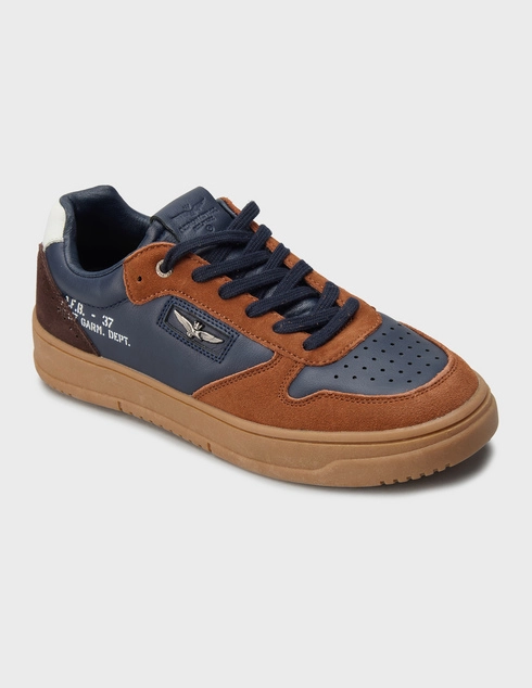 многоцветные Кеды Aeronautica Militare 0235_blue