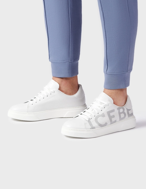 белые Кеды Iceberg AGR-1315-К-logo-white