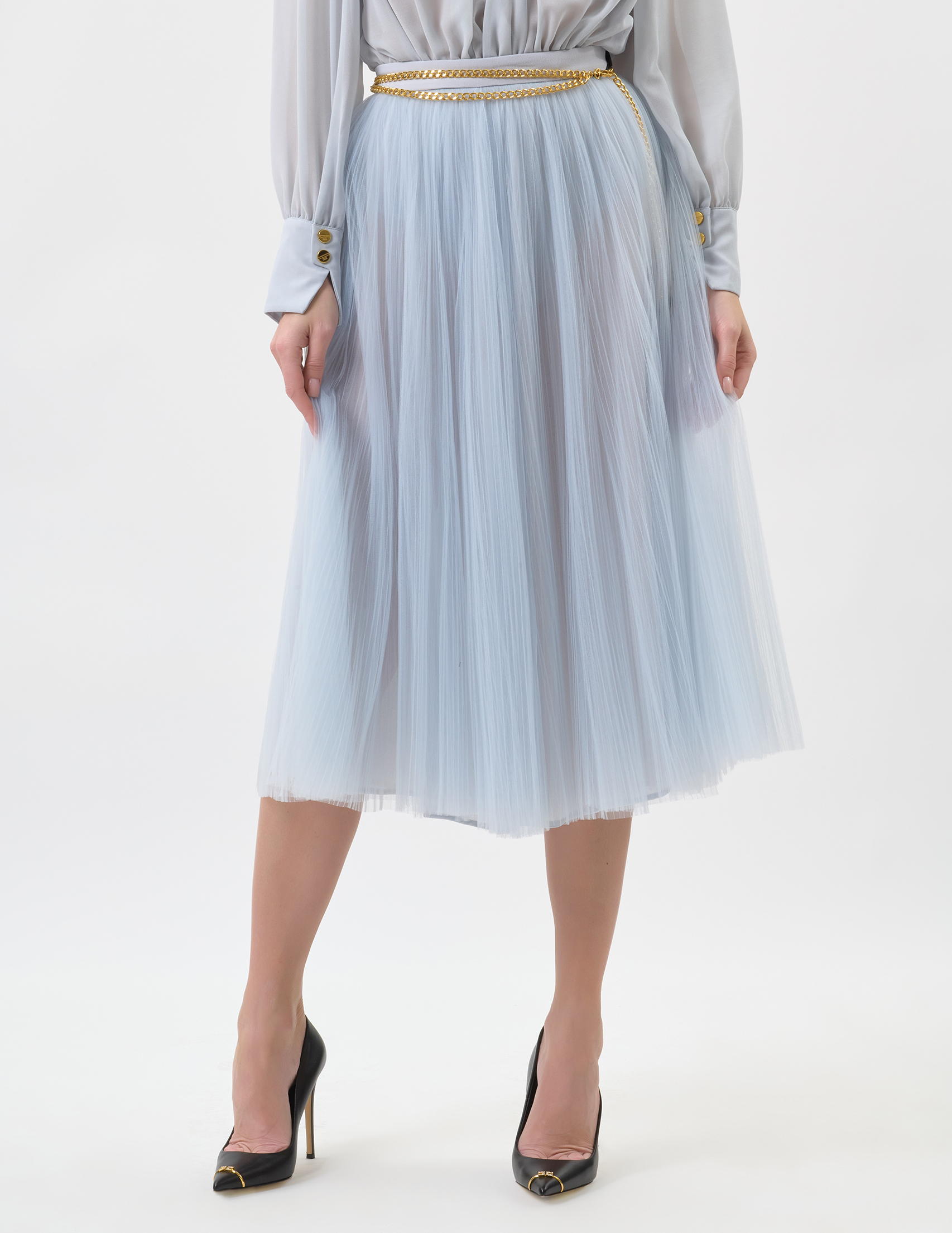 

Юбка, Голубой