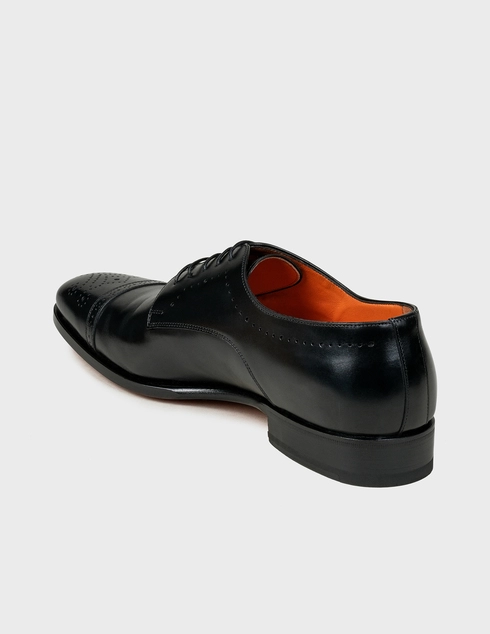 мужские черные Дерби Santoni Sant-AW19-20-MCLG16479JC6IOBRN01-black - фото-2