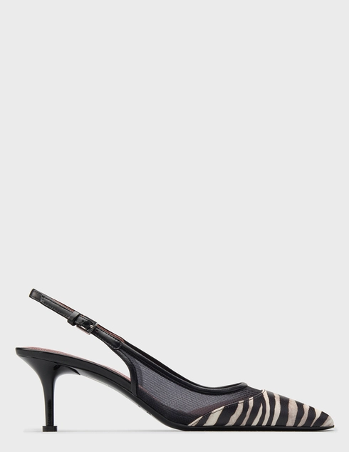 женские черные кожаные Босоножки Premiata M7393 - фото-5