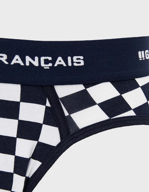 Garcon Francais Slip18-Damiers-blue фото-3