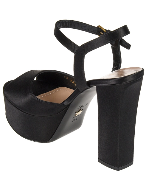 женские черные Босоножки Christian Dior KCQ260SAT900-1920-black - фото-2