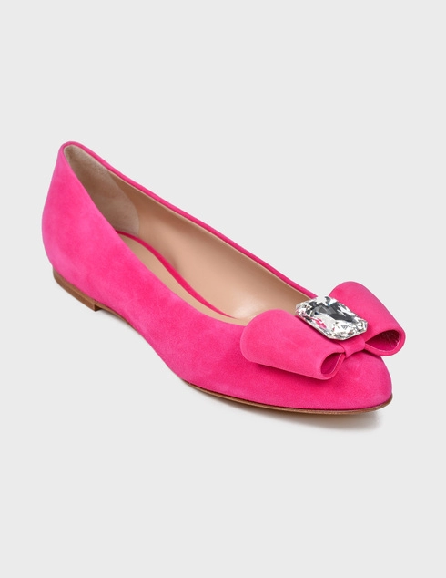 розовые Балетки Casadei 178-pink