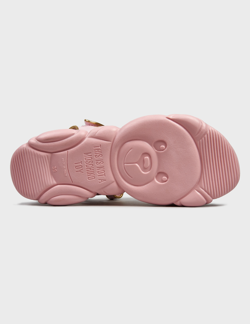 розовые Сандалии Moschino 77409-roza_pink размер - 36; 37; 38; 39