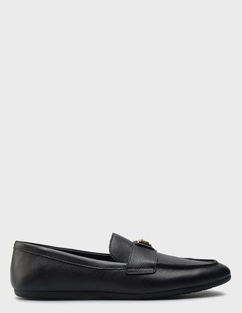 женские черные кожаные Лоферы Guess FLTBAYLEA14_black - фото-5