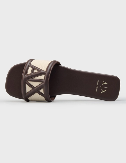 коричневые женские Шлепанцы Armani Exchange XW002568-AF22752-MZ766-_brown 9405 грн