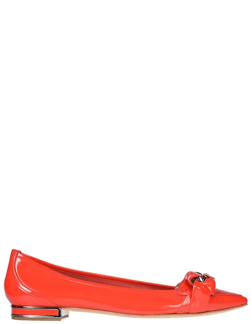 женские красные Балетки Casadei 091_red - фото-2